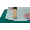Sample cutter - Convenient tool for seal specimen creation.
A twin blade cutter for easily cutting out a 15 mm wide sample in order to execute a peel test.