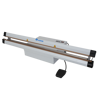 Industrial Sealmaster ISM - The Master among the smaller tabletop sealers: industrial, but electrical driven. Producing a powerful and strong (bi-active) 5 mm seal, enabling to seal thicker materials as well. Sealing and cooling time can precisely be set in the digital control panel. Designed for packaging parts and food, provided with a heavy duty covering and seal wire tensioners which accomodate intensive sealing. 3 Years warranty (excludes wearing parts).