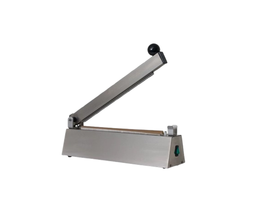 GPS - Hand-operated heat sealer fully constructed of stainless steel, making it a hygienic sealer, ideal for packaging delicate food products. The GPS sealer meets all quality standards used in food industry and offers you a versatile and compact packaging system, producing a strong 1 mm bag cut-off seal. Ideal in combination with GPS bags.