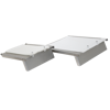 Work table for GPS - Stainless steel work table for the Audion GPS heat sealer. Available for the 200 and 300 version in short or standard sized version. Allows you to place your items and bag at the same height as the sealing bar to work more easier and efficient. 