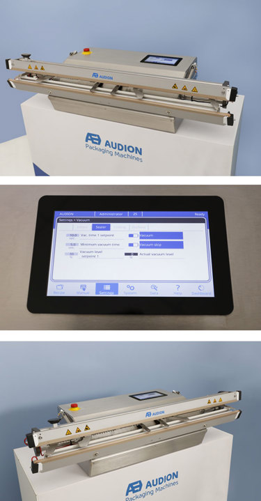 Audion Wrapping Machine Packing vaccine syringes | Audion Elektro