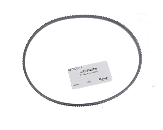 V-Belts for D 552 - V-belts for Audion D 552 AHS/ AVTS continuous band sealers. Keeping this spare part in stock contributes to optimal performance and continuity of your packaging process.
