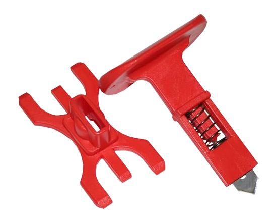 Portacoltelli completo - Questo portacoltello a molla con coltello incluso è equipaggiato sulle sigillatrici da tavolo Audion Sealkid, Sealboy, Sealboy Magneta, Magneta e Industrial Magneta. Mantenere questo pezzo di ricambio in stock contribuisce ad un'elevata qualità dell'imballaggio e alla continuità del processo produttivo.