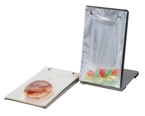 Bag holder horizontal and vertical GPS - Horizontal and vertical bag holder in stainless steel for the GPS bags (GPB). Ideal to store the bags and keep your workplace organized and hygienic, in order to work as effectively as possible.