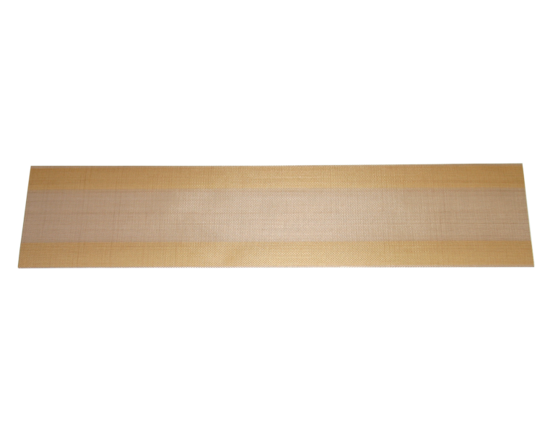 PTFE strips for General Purpose Sealer - PTFE strip for a quick and timely replacement. Keeping this PTFE strip in stock contributes to high seal quality and continuity of your packaging process.
Adhesive strips are required to securely attach these PTFE strips.