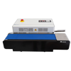 D 545 Bandsealer - The D 545 bandsealer is a flexible continuous bandsealer available in both vertical and horizontal design. Made in Germany, standing for high quality and durability. This band sealer has a temperature controller with a digital readout and includes an automatic cool down function. The integrated conveyor belt is adjustable accommodating larger products. The throughput speed of 10 meters/minute make the D 545 ideal for implementation in medium-duty packaging in food and non-food. 