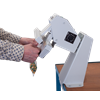 Ständer für Audion Pronto - Robuster Ständer, um das Audion Pronto Impulsschweißgerät einfach und sicher auf einem Tisch zu befestigen. Ideal, wenn der Platz begrenzt ist und Flexibilität gefragt ist.  
