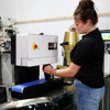 D 545 Bandsealer - The D 545 bandsealer is a flexible continuous bandsealer available in both vertical and horizontal design. Made in Germany, standing for high quality and durability. This band sealer has a temperature controller with a digital readout and includes an automatic cool down function. The integrated conveyor belt is adjustable accommodating larger products. The throughput speed of 10 meters/minute make the D 545 ideal for implementation in medium-duty packaging in food and non-food. 
