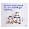 SpeedBags® Clear LDPE - Hoogwaardige voor-geopende zakken op rol. De zakken zijn voorgeperforeerd, aan de onderkant gesloten met een seal en aan de bovenkant open, zodat ze gemakkelijk gevuld kunnen worden. SpeedBags® zijn compatibel met bijna alle automatische verpakkingsmachines die voorgeopende zakken op rol gebruiken. Verkrijgbaar in een groot aantal formaten en foliematerialen. Opmerking: op Speedbags geldt een volumekorting vanaf 25.000 zakken.