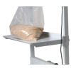 Bag support (horizontal) for Industrial Magneta - Horizontal bag support to support heavier or voluminous bags. This horizontal bag support facilitates an upright position of the bag. Note: should be ordered together with the Support stand and Angle Device Magneta. Only suitable for Magneta Industrial (= motorized version).

