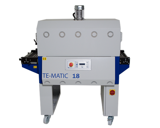 TM 18 Shrink tunnel - Shrink tunnel used to shrink materials like polyolefin films which have been sealed around a product. Key if you want to have a premium high clarity presentation of your product. Above all, it guarantees extra protection of your product during transport.