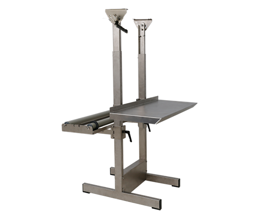 Support for ISM - Convenient and solid support stand for mounting the Industrial Sealmaster (ISM). 

Enables to adjust the seal angle of the seal bars to seal voluminous bags in a more vertical position. Ideal for products where more flexibility is required such as packing larger items or in the absence of suitable tabletop space. Operating the ISM from a support stand means optimizing packaging performance and more ergonomics for the operator. Note: the Bag support table and Film roll holder need to be ordered separately.